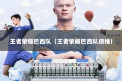 王者荣耀巴西队（王者荣耀巴西队速推）