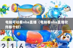 电脑可以看nba直播（电脑看nba直播软件那个好）