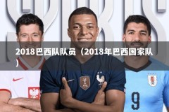 2018巴西队队员（2018年巴西国家队）