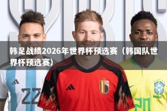 韩足战绩2026年世界杯预选赛（韩国队世界杯预选赛）