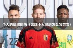 个人的篮球简历（篮球个人简历怎么写范文）
