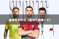 篮球每个91元（篮球几块钱一个）