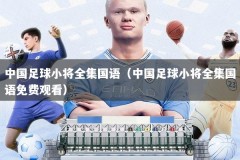 中国足球小将全集国语（中国足球小将全集国语免费观看）