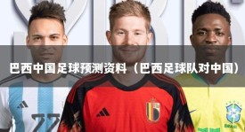 巴西中国足球预测资料（巴西足球队对中国）